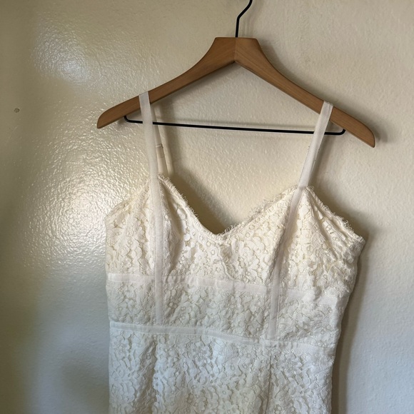 Lulus | Sweet Blossom Ivory Lace Midi Dress - Picture 3 of 7